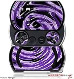 PSPgo Skin and Screen Protector Kit - Alecias Swirl 02 Purple fits Sony PSP ....
