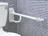 Steel Drop Down Rail Fold Away Toilet Support Rail