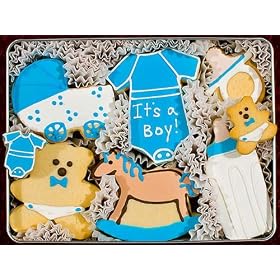 It's A Boy Sugar Cookie Gift Tin