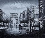Art Reproduction Oil Painting – Paris Date Night (Gold) – Classic 20″ X 24″ – Hand Painted Canvas Art 61VchZN2SrL. SL160 Art Reproduction Oil Painting Famous Cities: Buggy Ride Through Paris Extra Large 30 X 40 Hand Painted Canvas Art