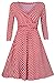 Glamour Empire Womens Softly Draping Polka Dot Dress Summer Spot Dress 017