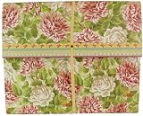 Pink Florals Spring Romantic shabby roses Accordeon expandable file folder