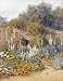 Gertrude Jekyll's Garden Munstead Wood by Helen Allingham. Art Print GICLEE on CANVAS 15.75 inches width by 18 inches height. Highest Quality