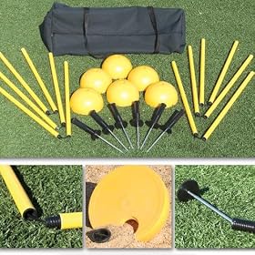 SSG/BSN Indoor/Outdoor Agility Pole System Set