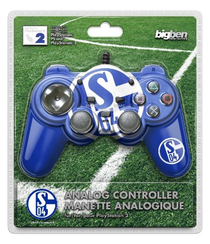 Childrens Toyshop  Video Games : Sony Playstation 2 BigBen Analog Controller S04 Fußball Edt.
