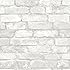 Grey and White Brick Peel And Stick Wallpaper