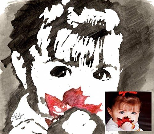 ORIGINAL HAND MADE CUSTOM CREATED 9" X 11" WATERCOLOR PORTRAIT made from YOUR PHOTOGRAPH!! Great Gift Idea!