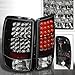 00 01 02 03 04 05 06 Chevy Tahoe, GMC Yukon, Yukon XL, Yukon Denali LED Tail Lights (NOT for barn door) - Black (Pair)