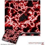 Sony PS3 Slim Skin - Electrify Red
