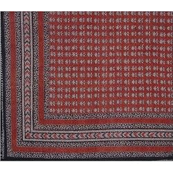 Bed Spreads Cotton Block Print Coverlet (bcov514)