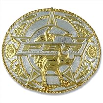Official PBR Logo Two Tone Belt Buckle