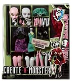 Mattel X8882 - Monster High Create A Monster, Crea il mostro, Lupo mannaro e drago