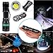 3000 Lumen Zoomable Cree Xm-l T6 LED Flashlight Torch Zoom Lamp Light Black