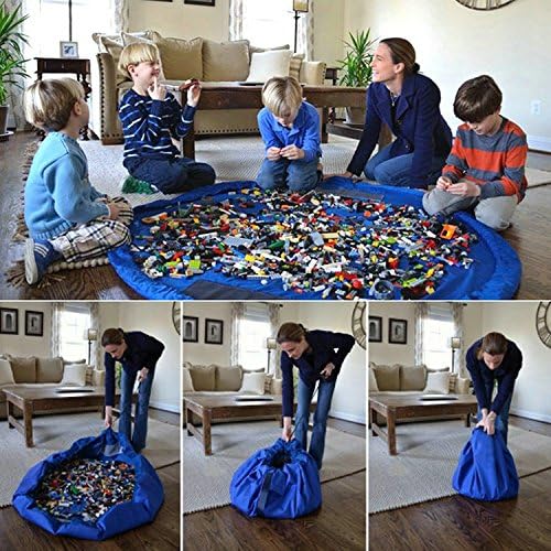 Kids Portable 60 inch Play mat/Storage Bag/Toy Organizer, can be Hanging