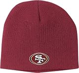 NFL Men's End Zone Uncuffed Knit Hat - K173Z (San Francisco 49ers, One Size Fits All)