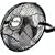 Air King 9318 Multi-Mount Fan In Black with a Powerful 120 Volt Motor
