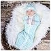Woombie Air Ventilated Baby Swaddle ~ Choose Size/Color (Big Baby 14-19 lbs, Blue Giraffe)