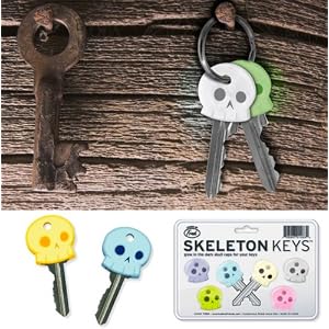 Glow in the Dark - Skull Key Caps by Fred - SET OF 6