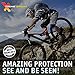 Xtreme Bright® Ultra Torch LED Bike Light Set; Powerful, Durable 250 Lumen Combination Bike Headlight-Taillight, Brilliant, Long-lasting Illumination; Max. Security & Safety for The Serious Biker - 100% Lifetime Guarantee Through Triumph Innovations