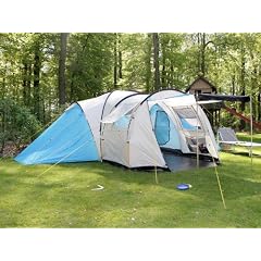 Skandika Zelt Toronto 8, blau/beige, 590 x 620 cm