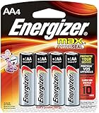 Energizer MAX AA Batteries, Designed to Prevent Damaging Leaks, 4-Count