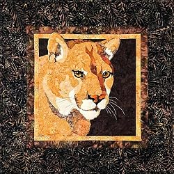 On the Prowl Cougar Bigfork Bay Cotton Company Toni Whitney Quilt Pattern