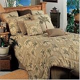 Palm Tree Grove - Comforter Set - Queen