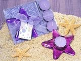 Glass Starfish Candle Holder - Baby Shower Gifts & Wedding Favors