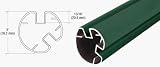 CRL AWS 3 Diameter Round 135 Degrees Forest Green 48 Post Only