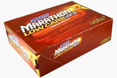 Snickers Marathon Low Carb<br>Peanut Butter 12 Bars