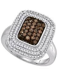 0.75CTW COGNAC DIAMOND FASHION RING