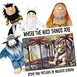 Where The Wild Things Are Hardcover Book with Four Plush Characters