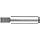 Chicago Latrobe 245 High-Speed Steel Taper Pin Reamer, Straight Flute, Square Shank, Uncoated (Bright) Finish