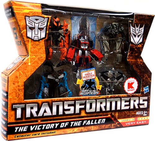 Transformers Hunt for the Decepticon Series Exclusive 5 Pack Legends Class 3 Inch Tall Robot Action Figure - The Victory of the Fallen with The Fallen Vehicle Mode Cybertronian Destroyer Starscream Vehicle Mode F-22 Raptor Optimus Prime Vehicle Mode Rig Truck Megatron Vehicle Mode Fusion Tank and Jetfire Vehicle Mode SR-71 Blackbird Transformers Hunt for the Decepticon Series Exclusive 5 Pack Legends Class 3 Inch Tall Robot Action Figure - The Victory of the Fallen with The Fallen Vehicle Mode Cybertronian Destroyer Starscream Vehicle Mode F-22 Raptor Optimus Prime Vehicle Mode Rig Truck Megatron Vehicle Mode Fusion Tank and Jetfire Vehicle Mode SR-71 Blackbird