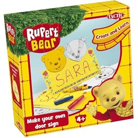 Make Your Own Rupert Bear Door Sign