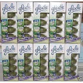 GLADE SCENTED OIL CANDLE REFILL ~ Bayberry Spice (10 Packs total 40 refills)