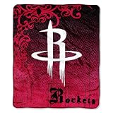 NBA Houston Rockets 50-Inch-by-60-Inch Micro Raschel Throw "Street Edge" Design