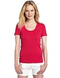 Three Dots Women's Short Sleeve Scoop Neck Tee