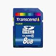 Transcend 8 GB Class 6 SDHC Flash Memory Card TS8GSDHC6
