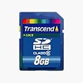 Transcend 8 GB SDHC Class 6 Flash Memory Card TS8GSDHC6