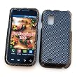 Samsung Fascinate i500 Galaxy S (Verizon) Snap On Protector Hard Case "Carbon Fiber Check" Design