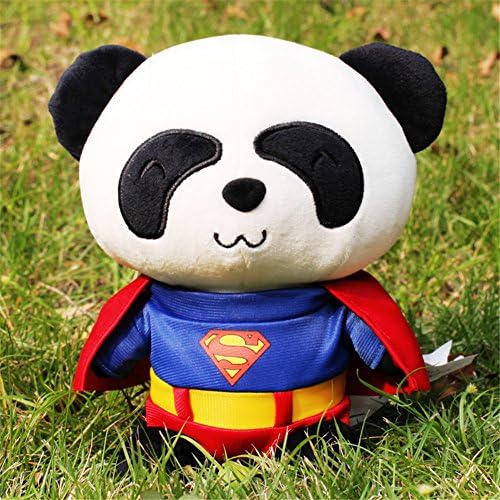 Ddwk panda plush toy panda doll gift soft doll (Superman)