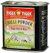 Tiger Indian Spices, Chili Powder, 4.4-Ounce Tins (Pack of 6)