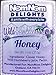 Wild Huckleberry Honey 12 oz Squeeze Bear Bottle - Gourmet Clover Honey Mixed With Huckleberry Juice by NomNom Delights