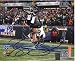 Reggie Bush Autographed/Hand Signed New Orleans Saints 8x10 Photo (Flip over vs Bears 2007 playoffs)