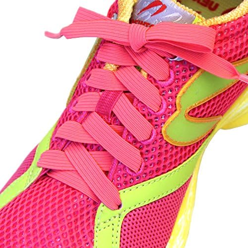 S SlacklaceSlacklace Elastic Shoelaces - Flat Lace, No Lock, No Re-Tie - Lace Replacement for Any Shoe