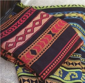 Southwestern Red Tapestry Throw