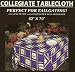 Louisiana State TIGERS collegiate tablecloth for tailgaiting and dorms--brand new-LSU