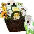 Art of Appreciation Gift Baskets Gardeners Hand and Body Relief Green Tea Spa Bath and Body Set