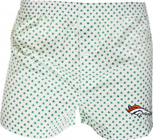 Buy Denver Broncos Shamrock Boxer Shorts